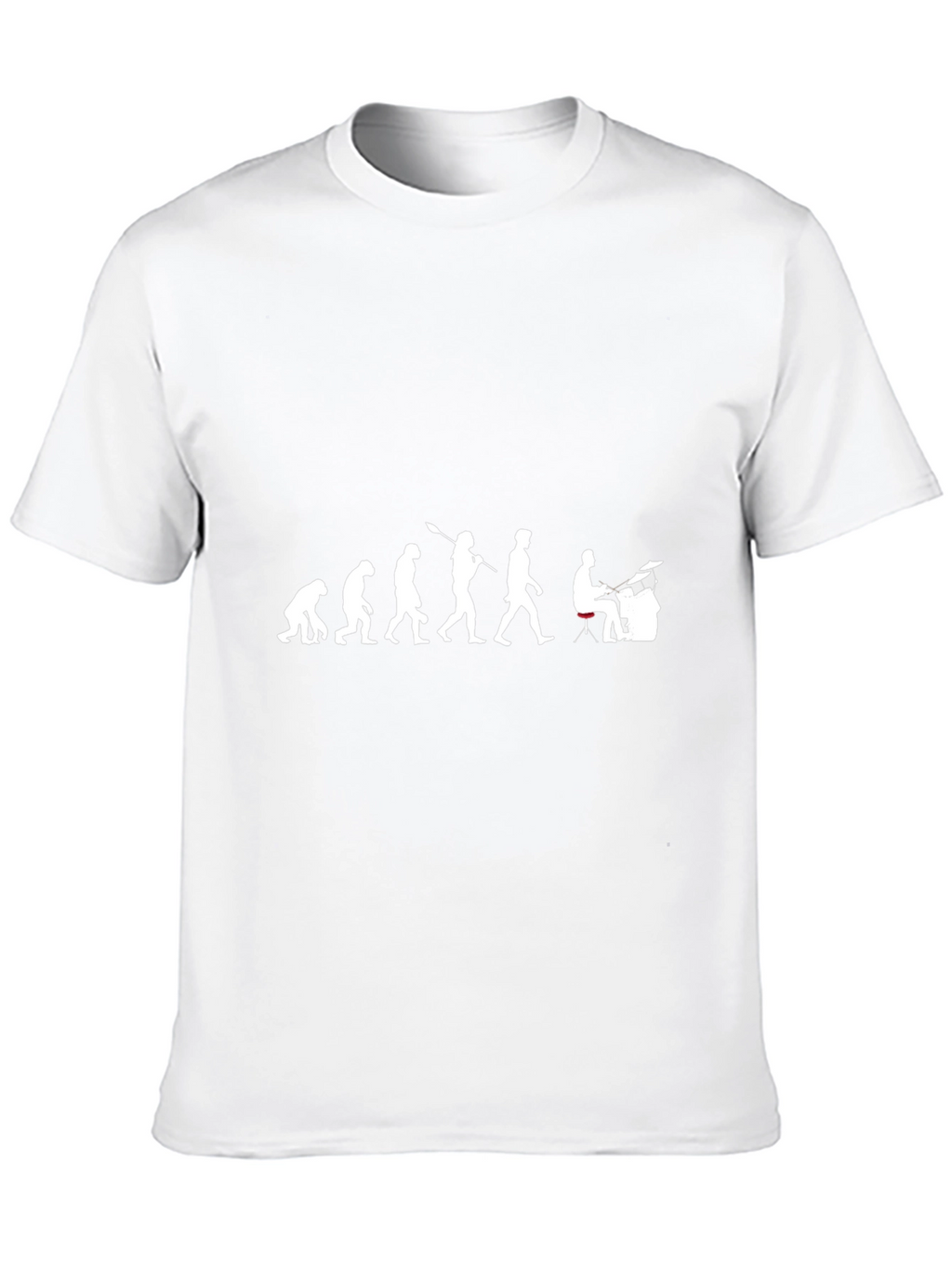 Evolution of Drummer T-Shirt - Funny Musician Tee