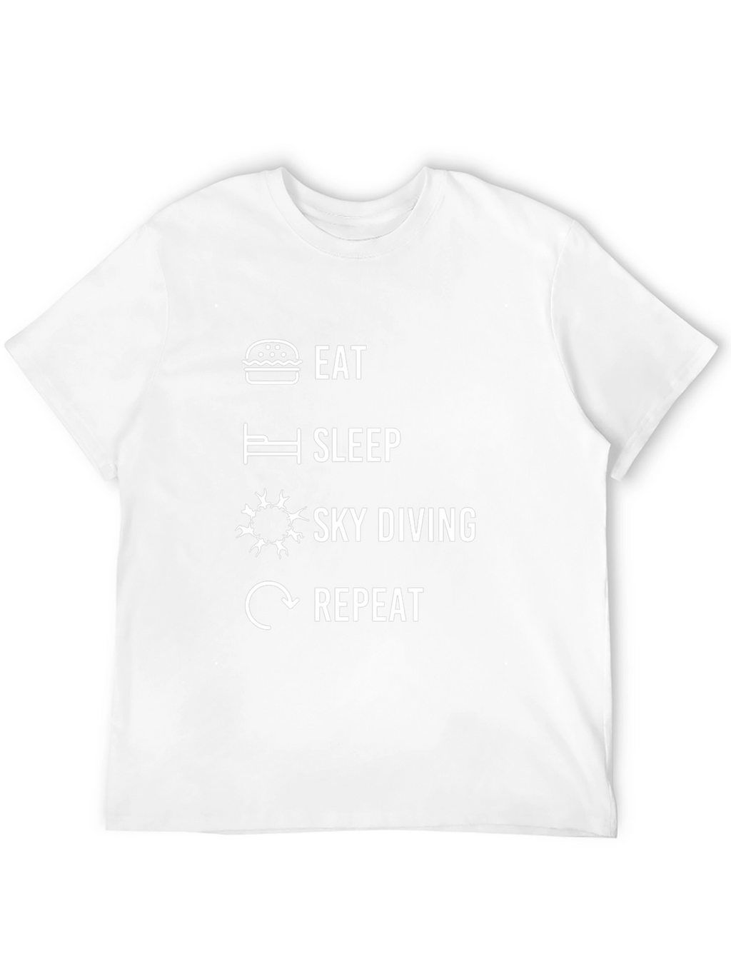 Eat Sleep Skydiving Repeat T-Shirt