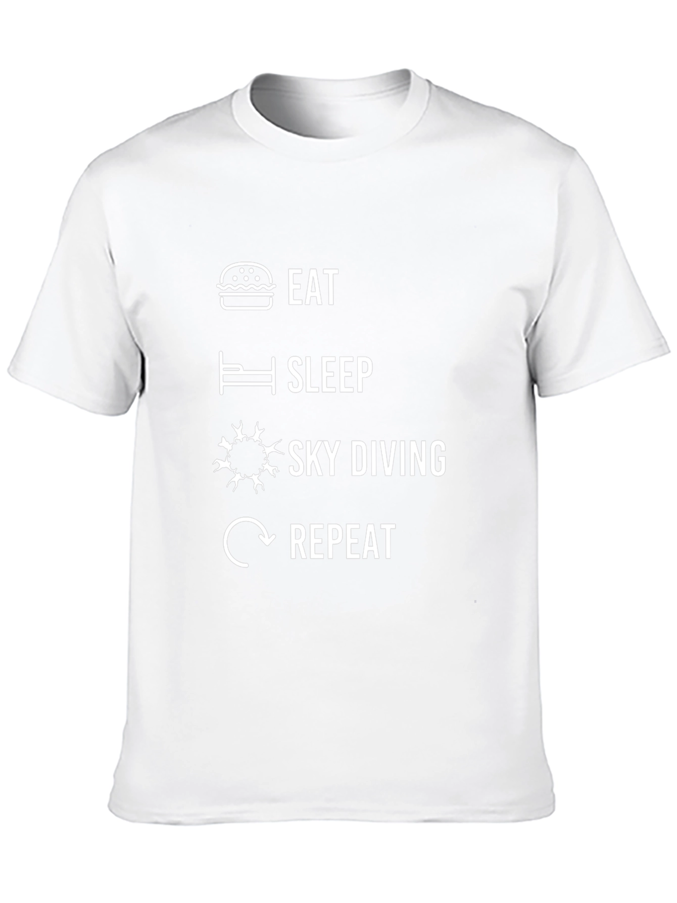 Eat Sleep Skydiving Repeat T-Shirt
