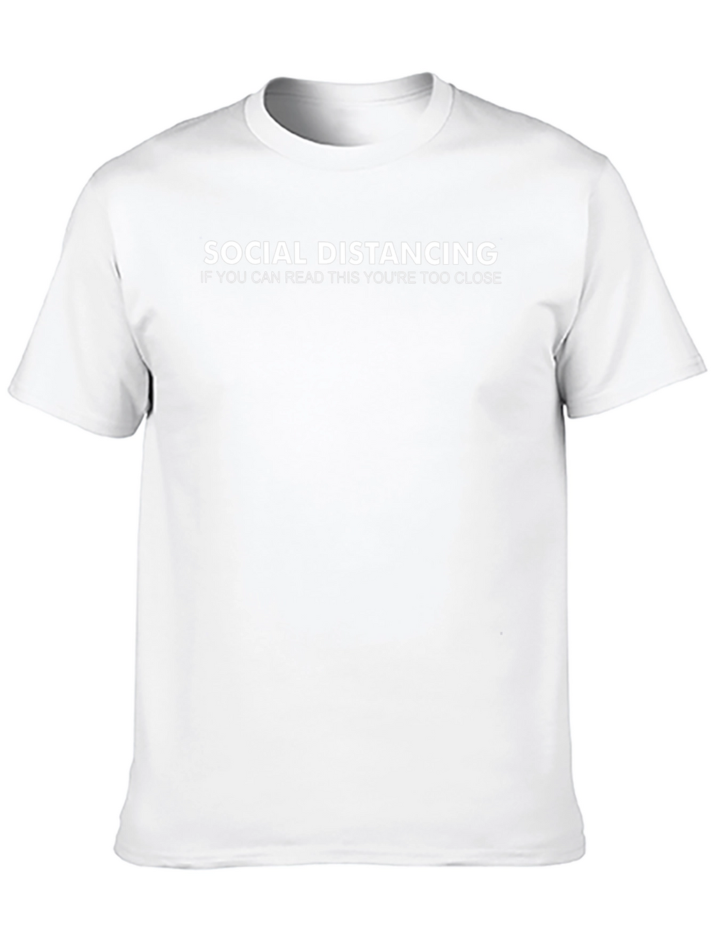 Social Distancing Graphic Tee - Stay Safe & Stylish