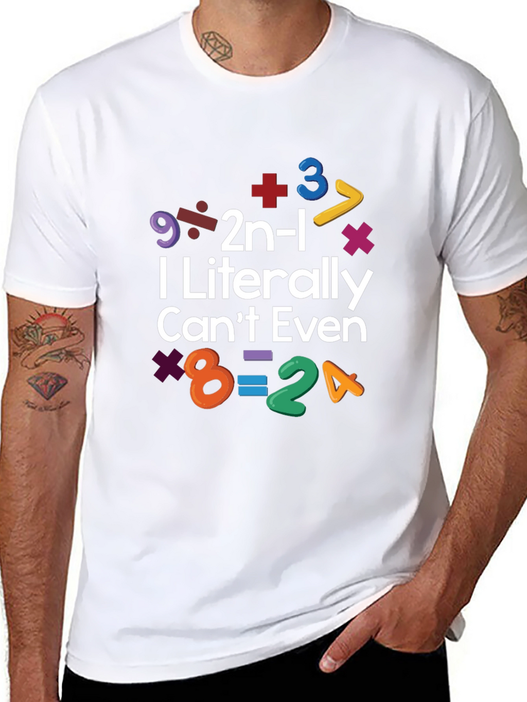 I Literally Cant Even Math Equation T-Shirt
