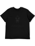 African Mask Graphic Print Tee - Unisex Black T-Shirt