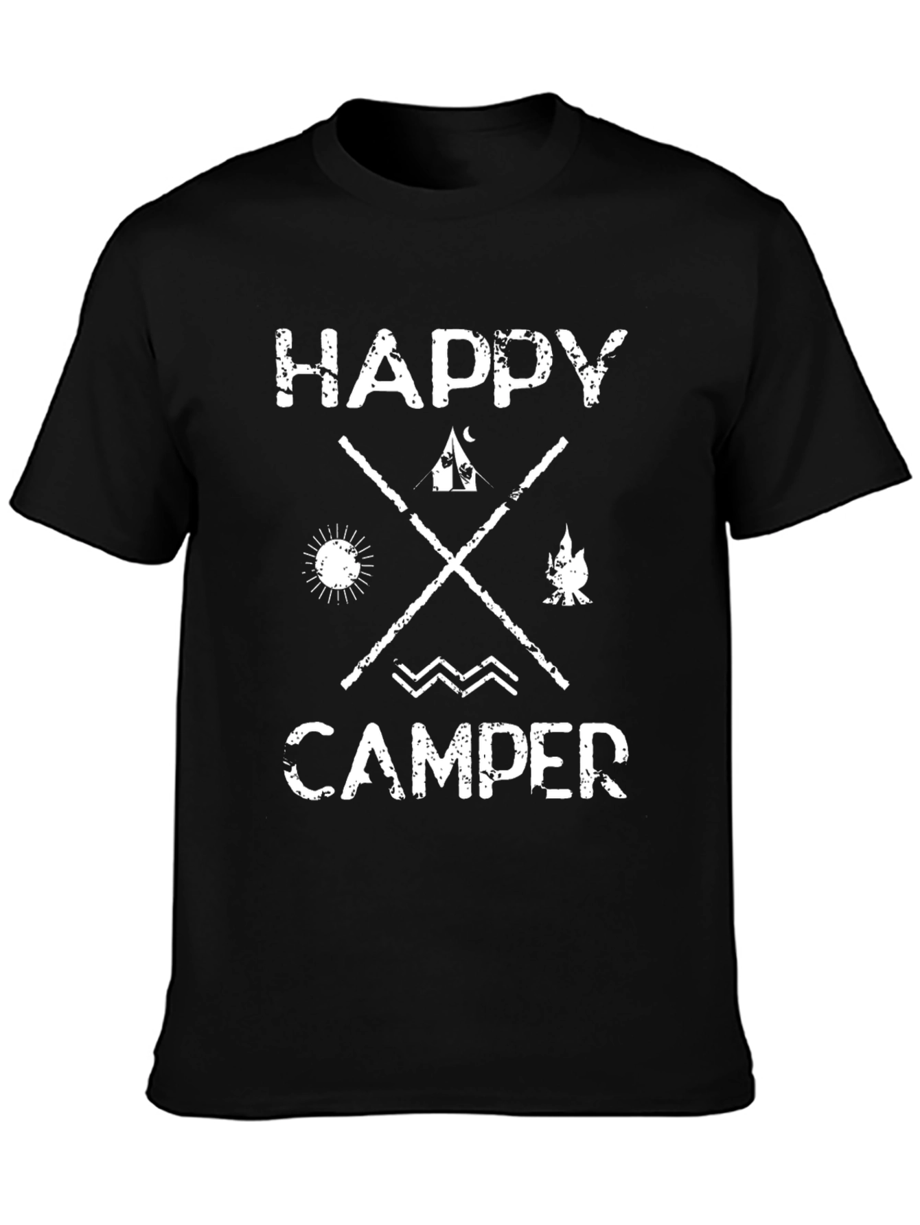 Happy Camper Graphic Tee - Adventure Awaits