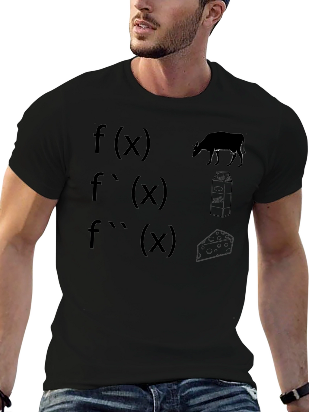 Math & Dairy Humor T-Shirt: Derivative Fun!