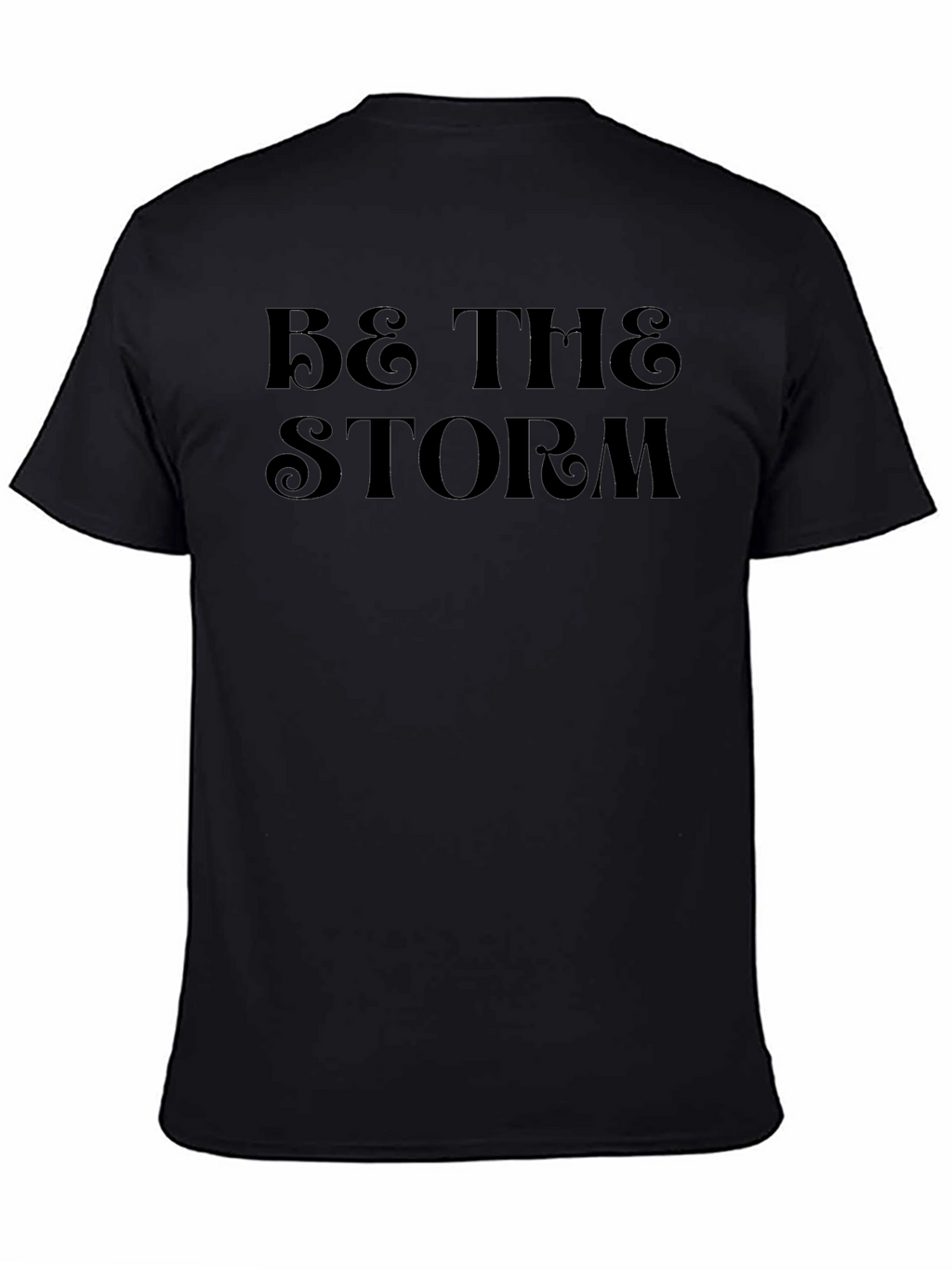 Be The Storm Black Graphic Tee