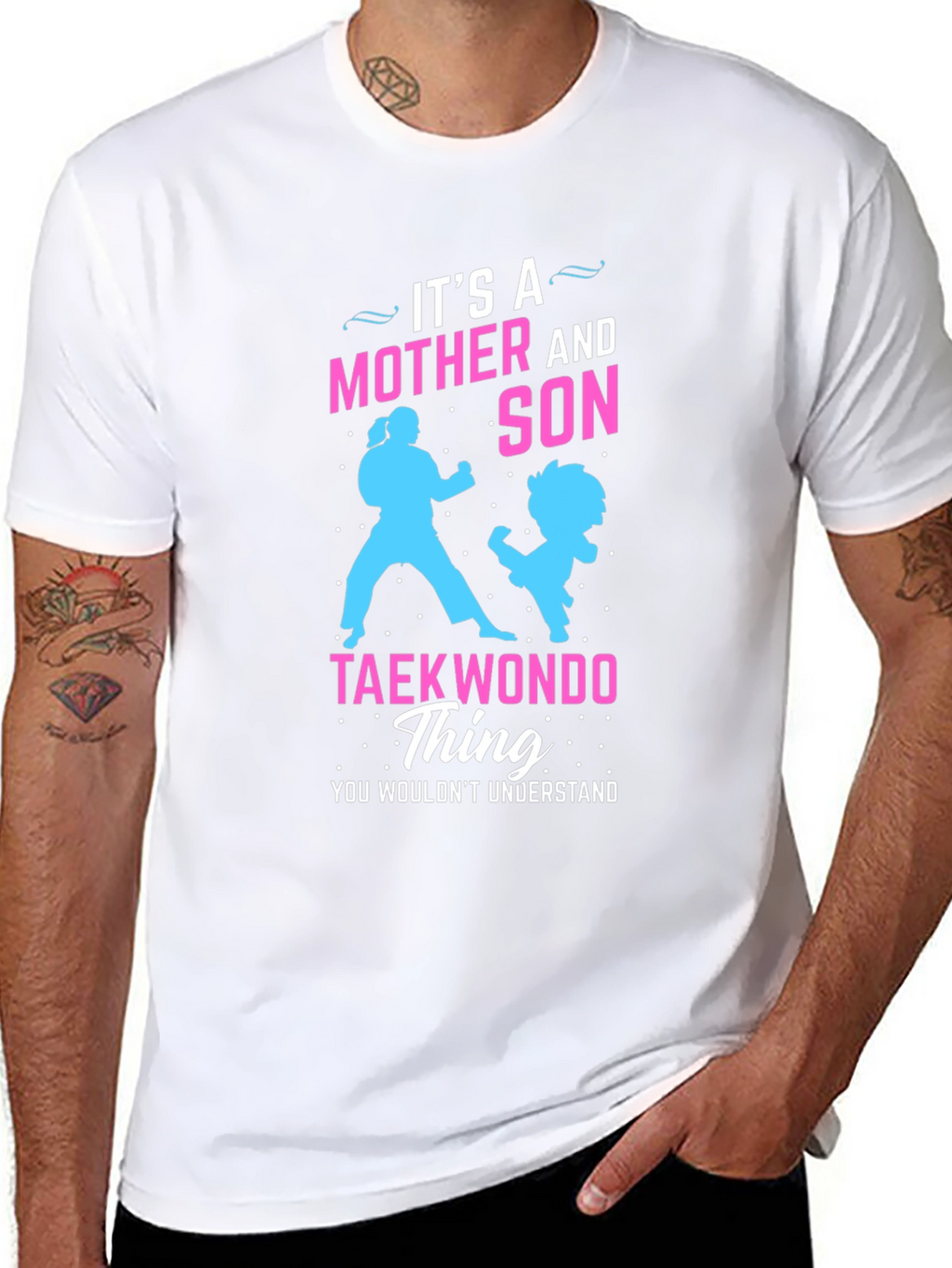 Taekwondo Mother and Son T-Shirt