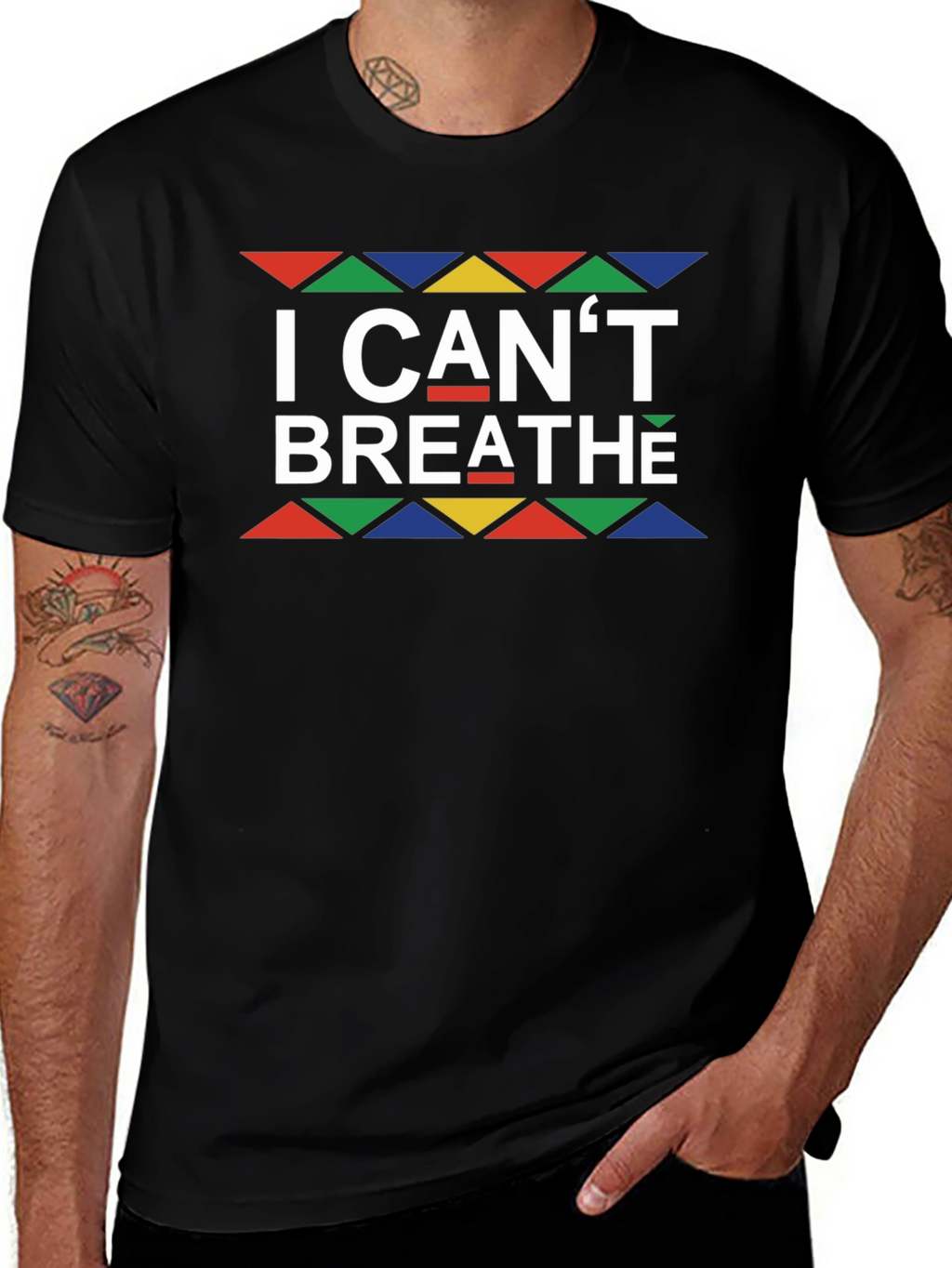 I Cant Breathe Graphic Tee - Black Lives Matter