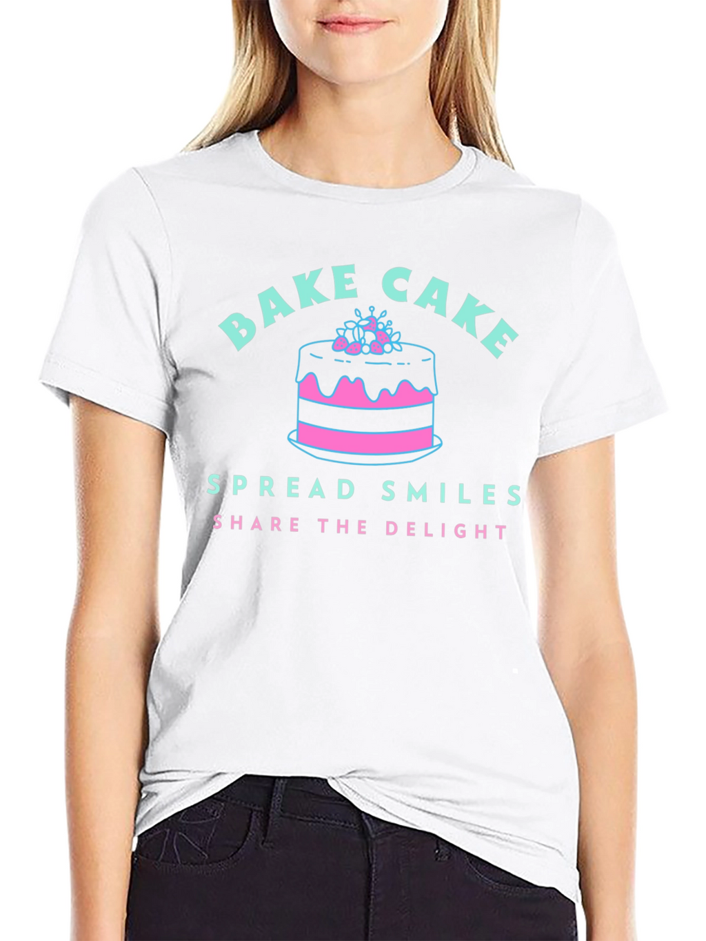 Bake Cake T-Shirt - Spread Smiles