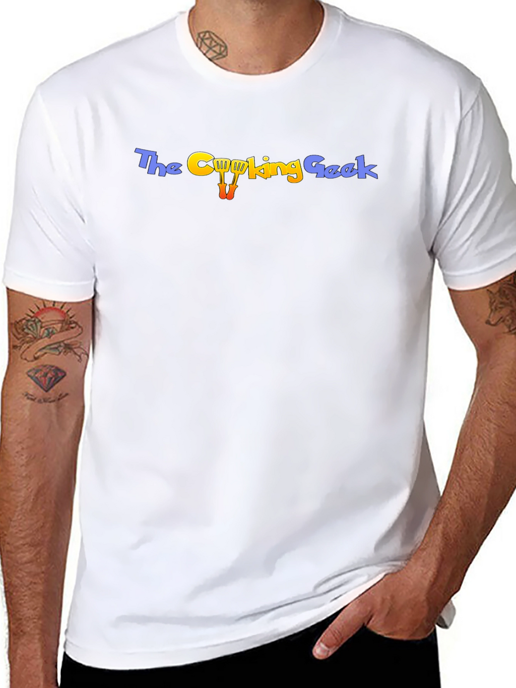 The Cooking Geek Black T-Shirt