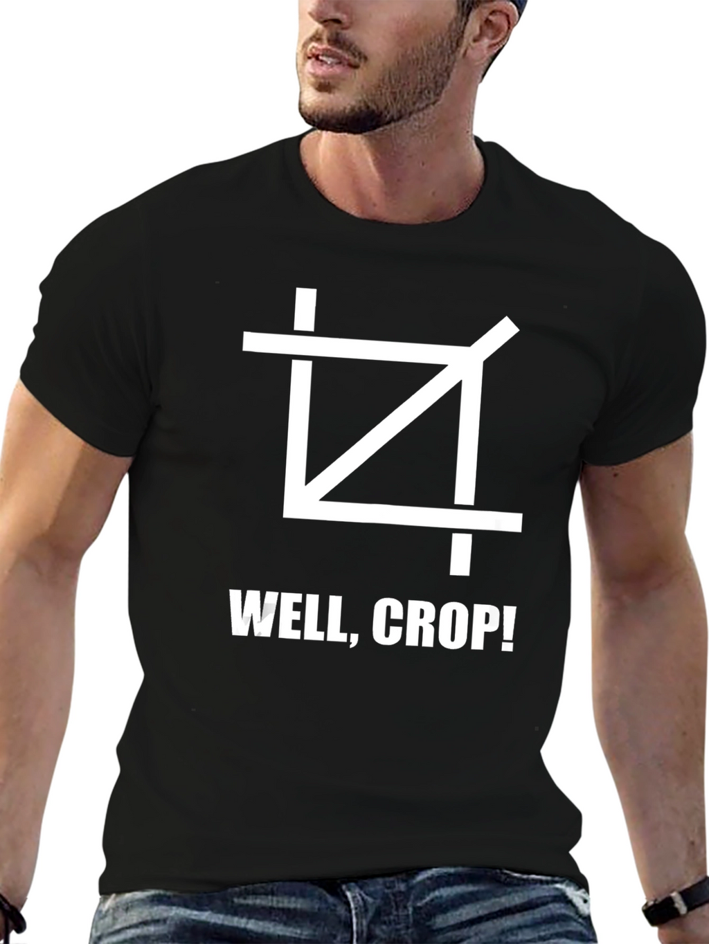 Well Crop! T-Shirt - Funny Photographer Graphic Tee