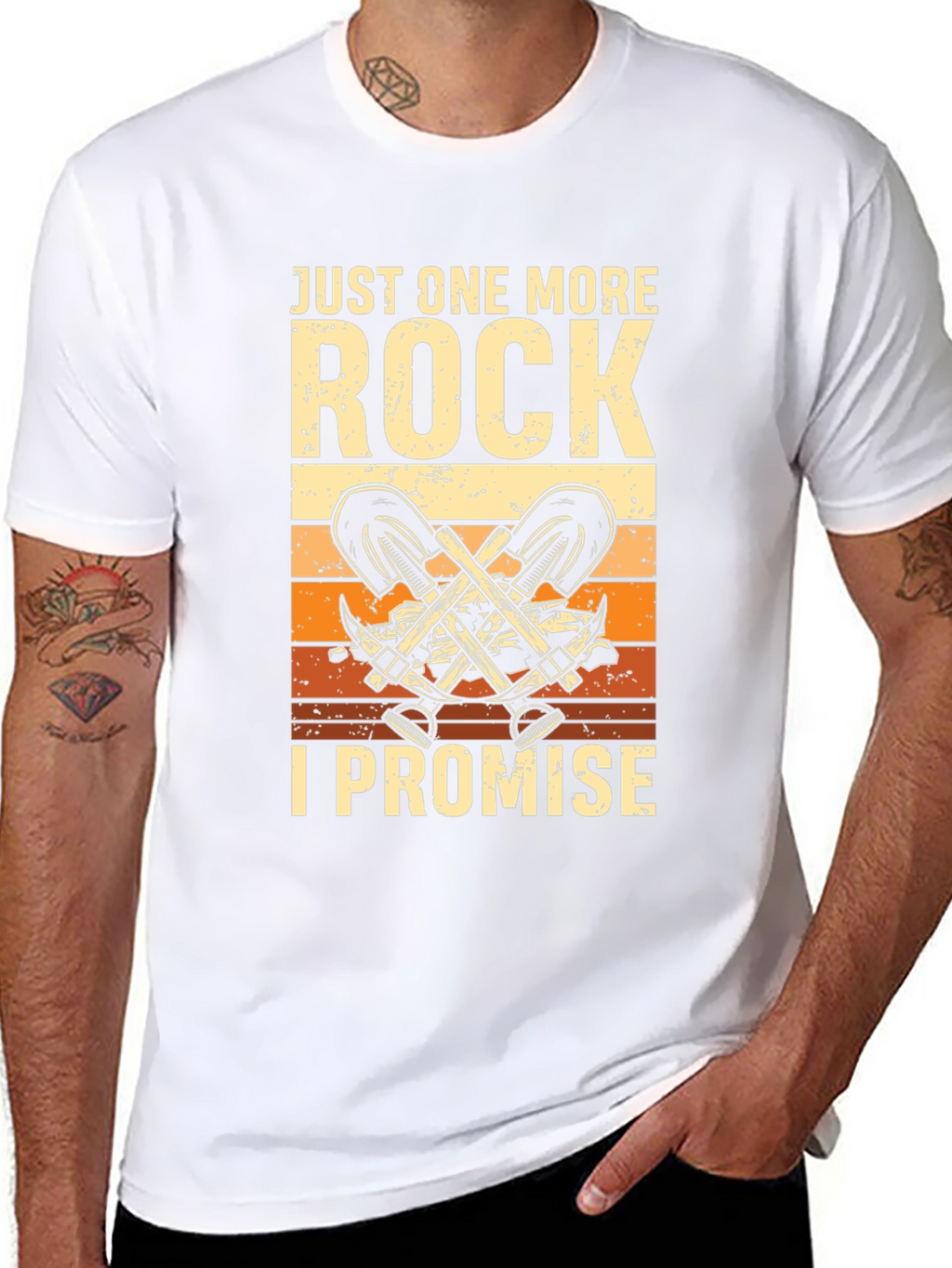 Just One More Rock - Funny Rockhound T-Shirt