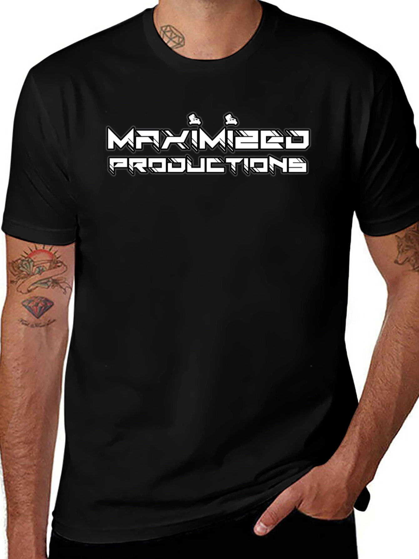 Maximized Productions Black Graphic Tee