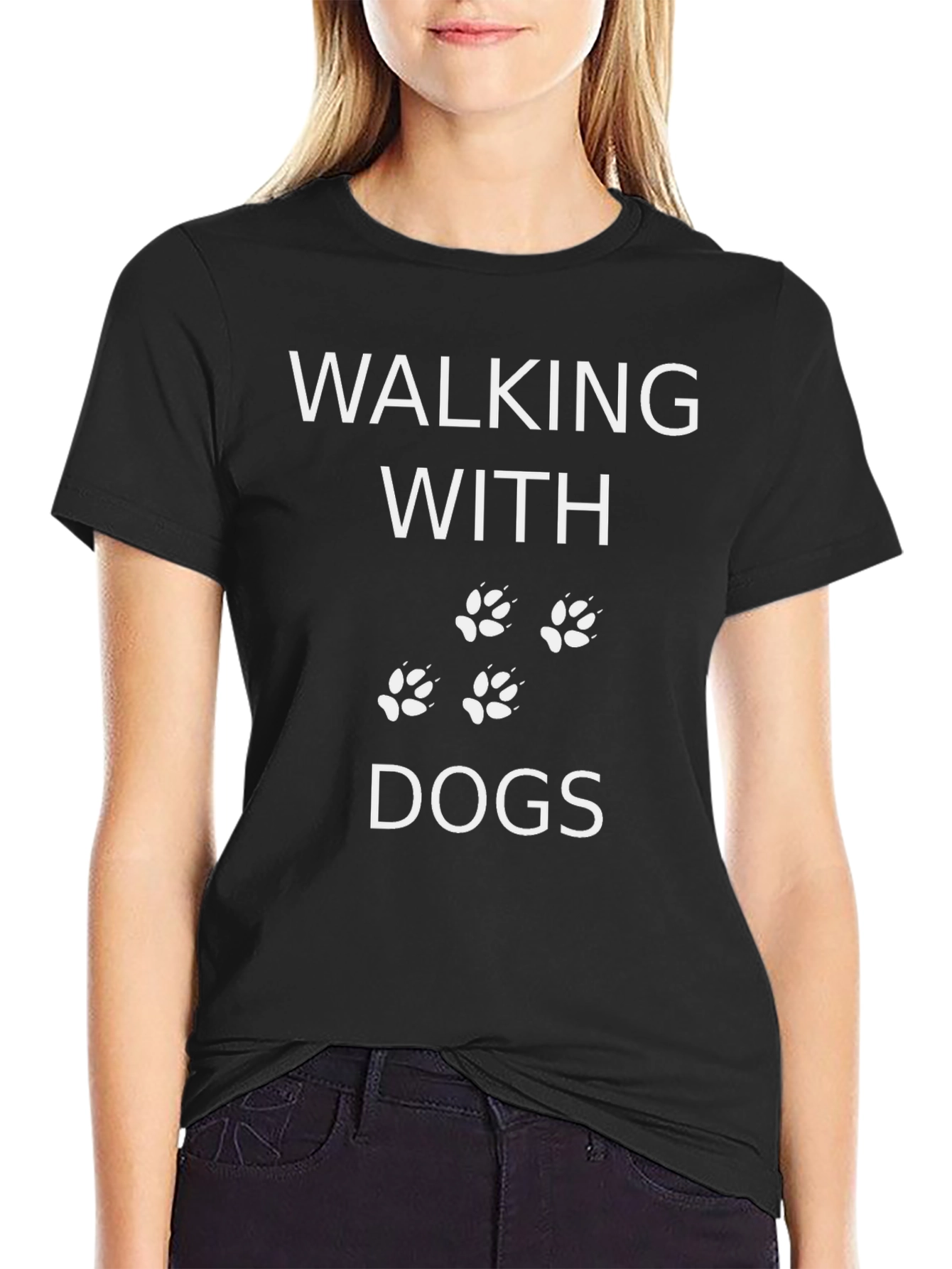 Walking with Dogs Graphic Tee