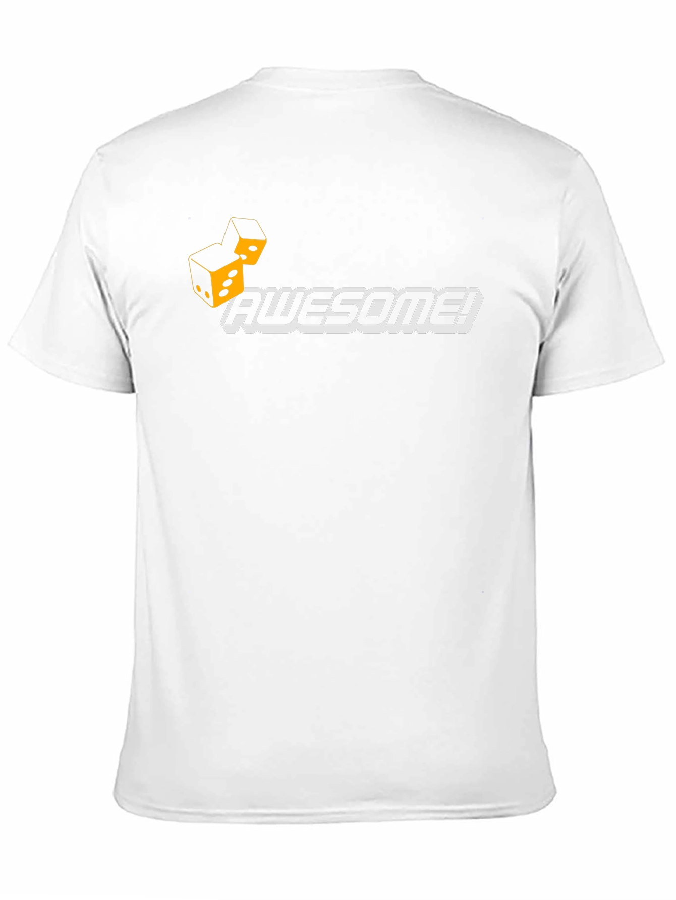 Awesome Dice Graphic T-Shirt - Black