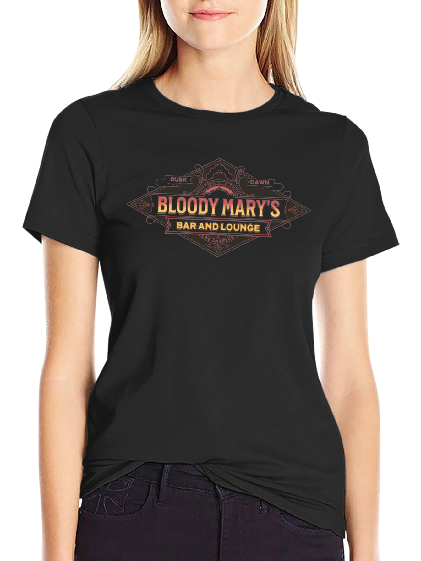 Bloody Marys Bar and Lounge Black T-Shirt