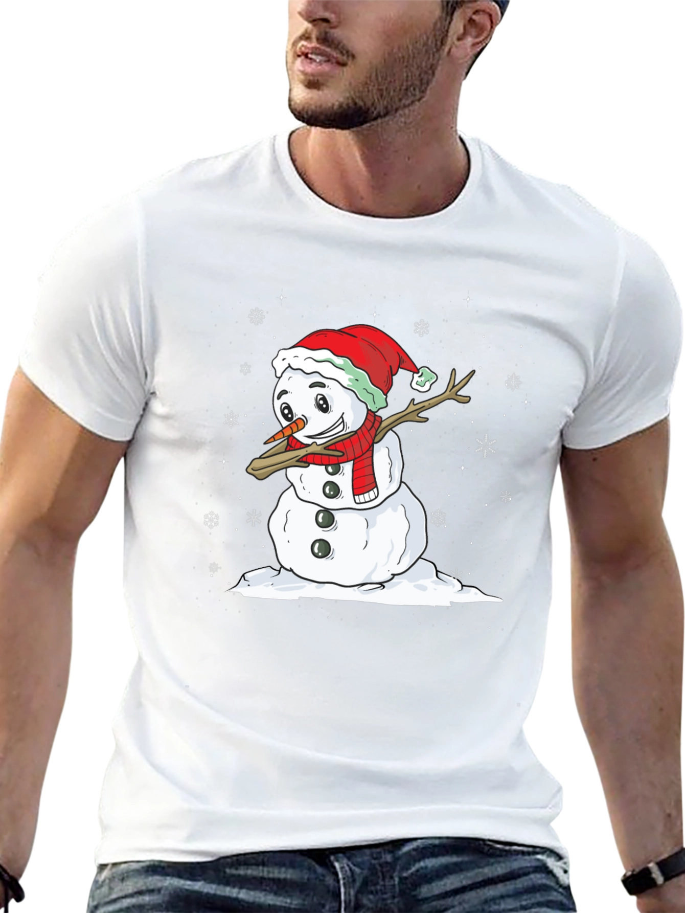 Festive Snowman Dab T-Shirt
