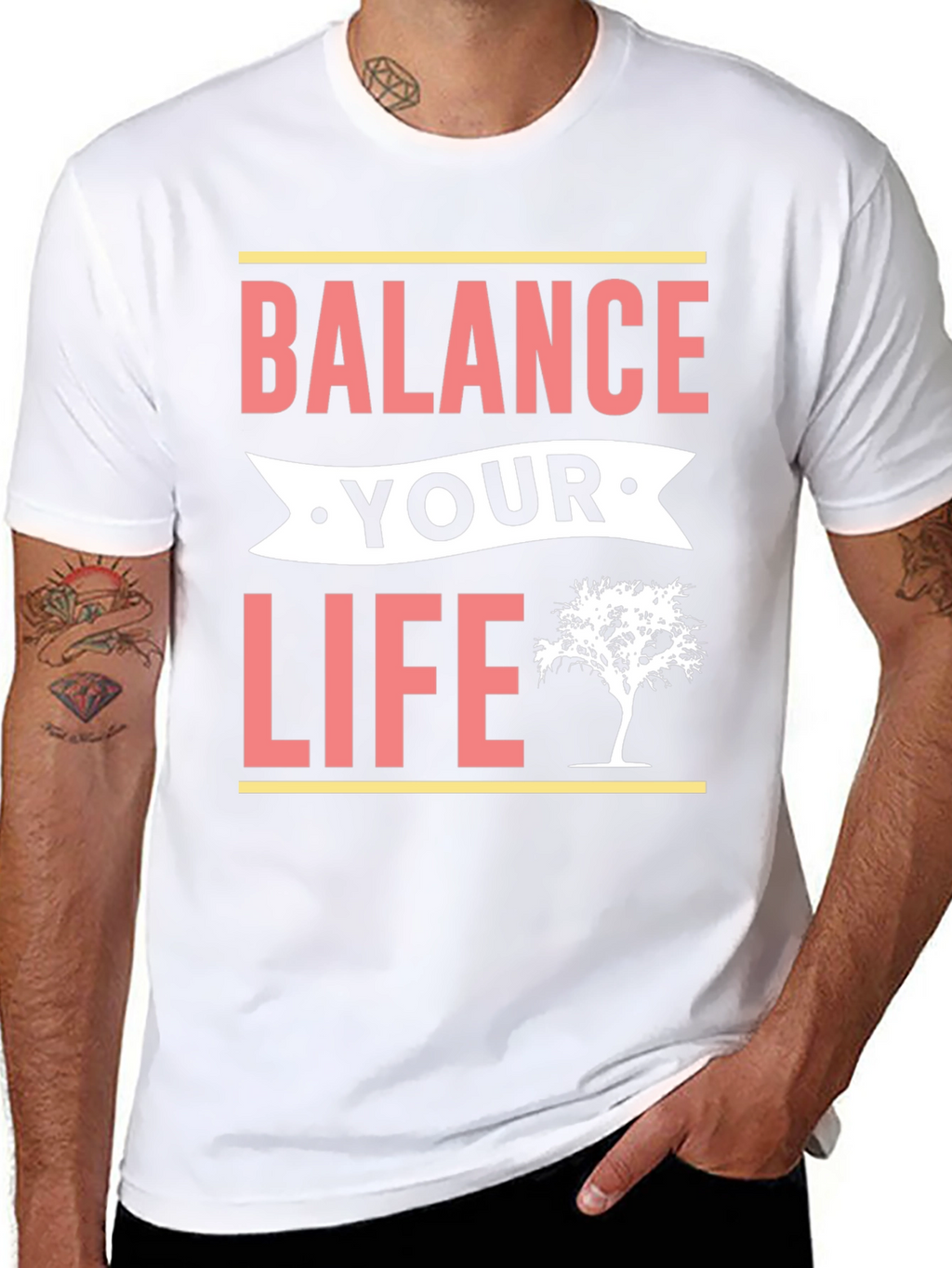 Balance Your Life T-Shirt - Motivational Tee