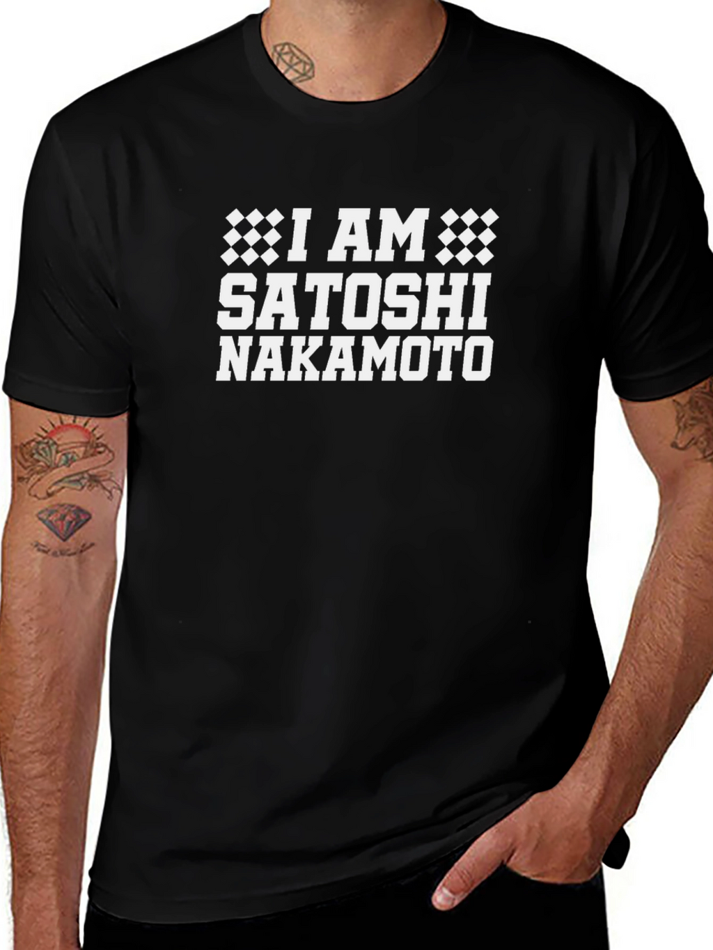 I AM Satoshi Nakamoto T-Shirt - Crypto Bitcoin Tee