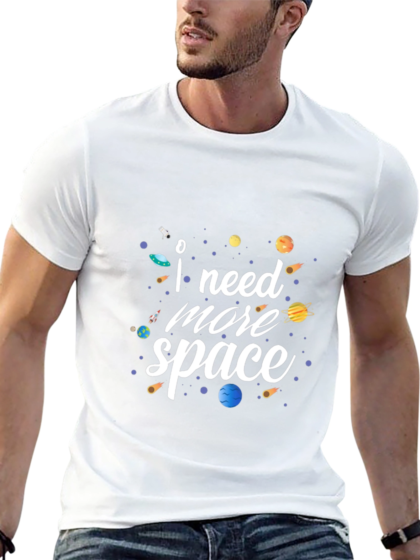 I Need More Space T-Shirt Funny Astronomy Tee