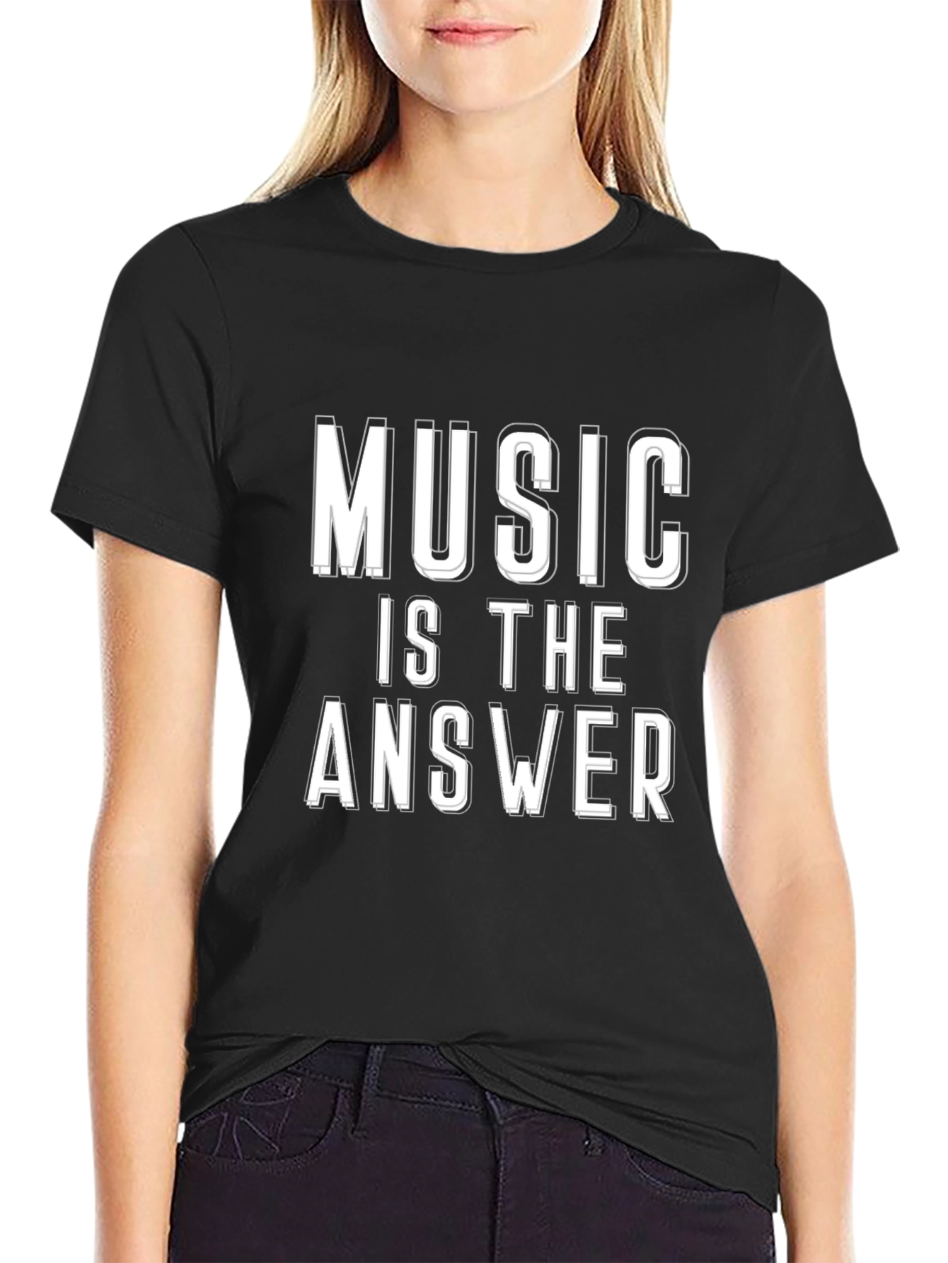Music is The Answer Graphic Tee - Stylish Unisex T-Shirt