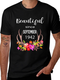 Beautiful Since September 1942 T-Shirt