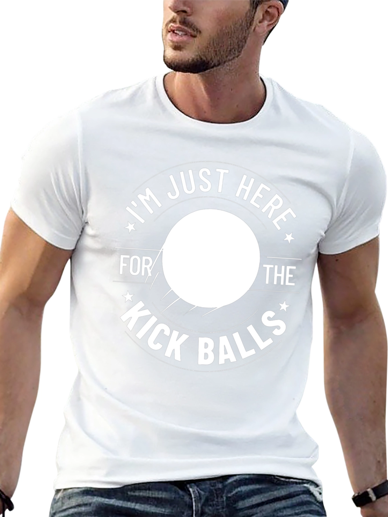 Kick Balls T-Shirt Funny Sports Tee
