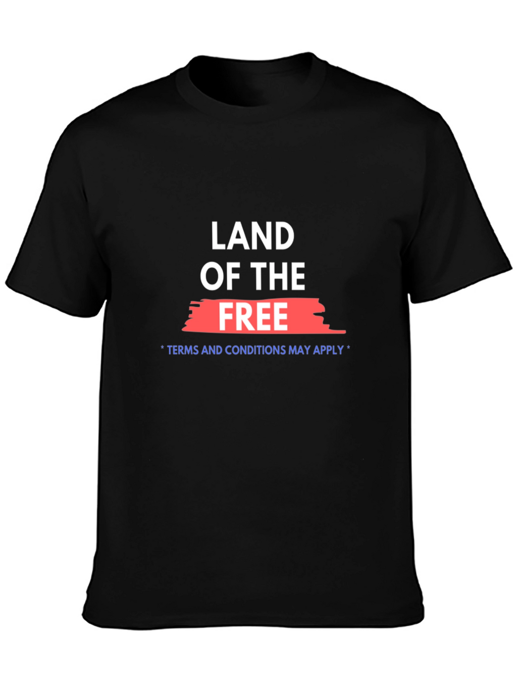 Land of the Free Black T-Shirt
