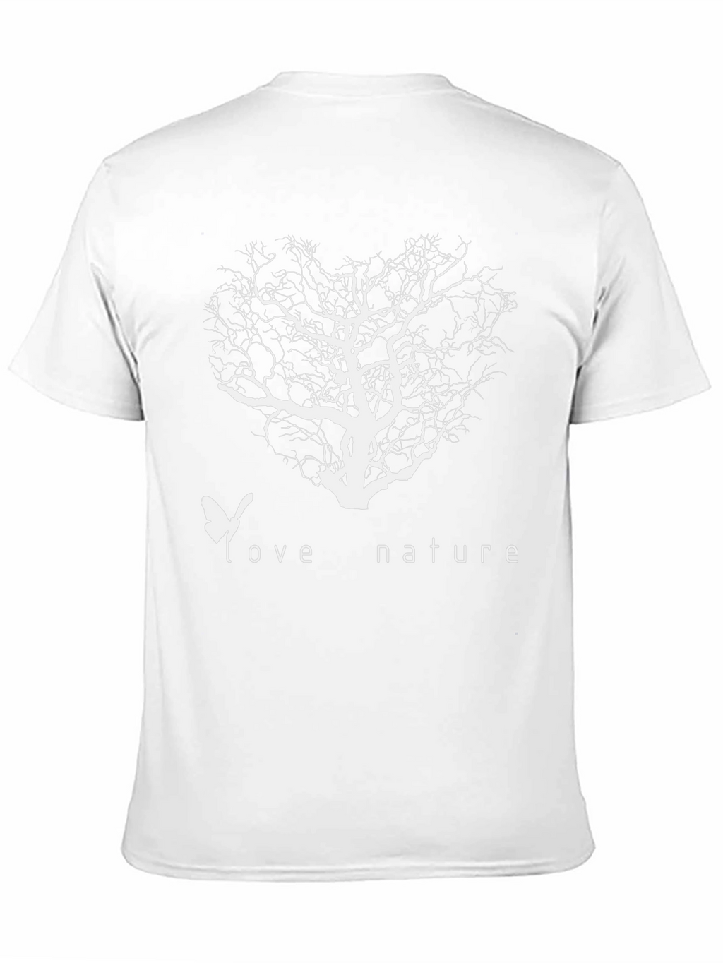 Love Nature Tree Graphic Black T-Shirt