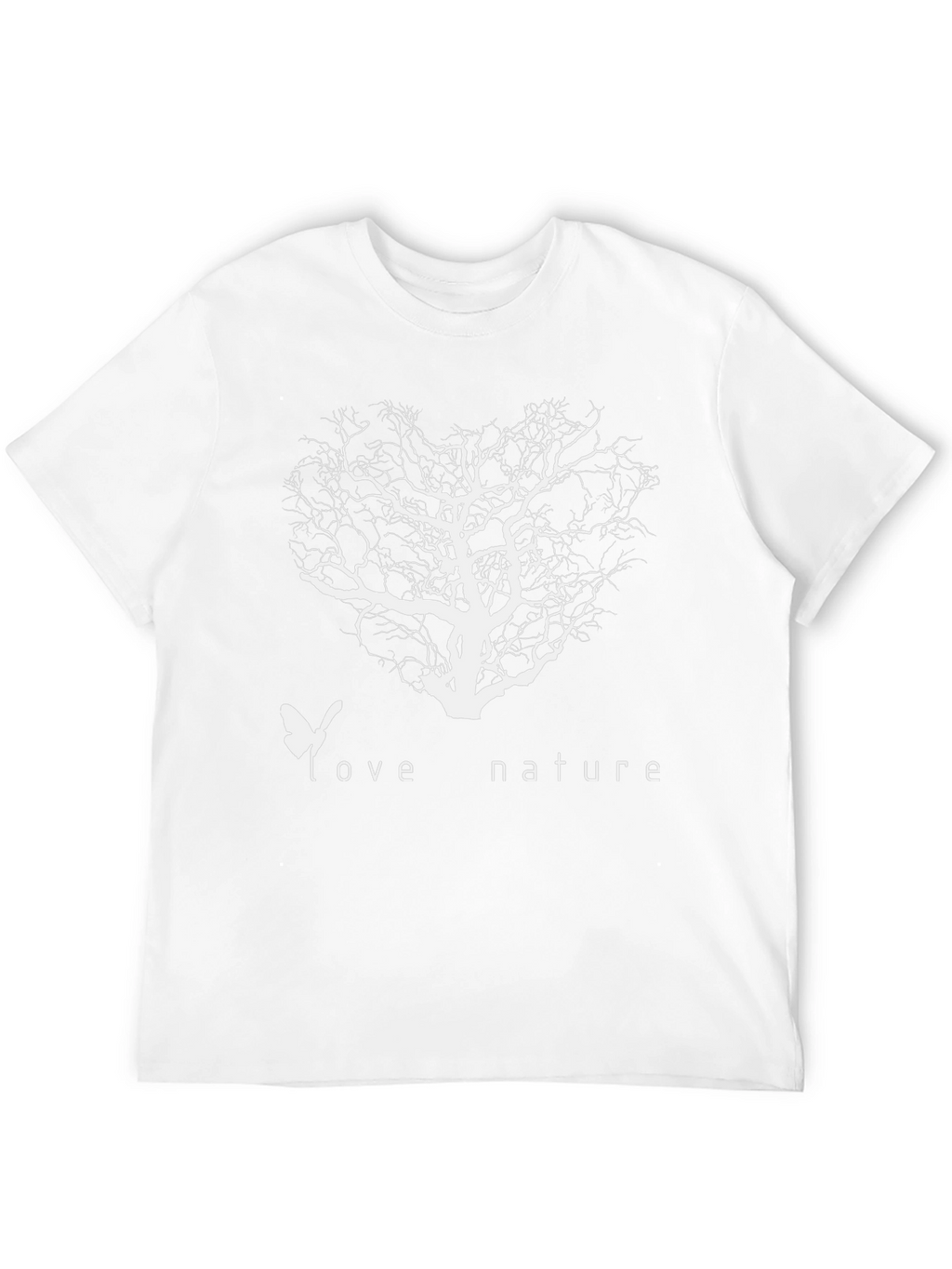Love Nature Tree Graphic Black T-Shirt