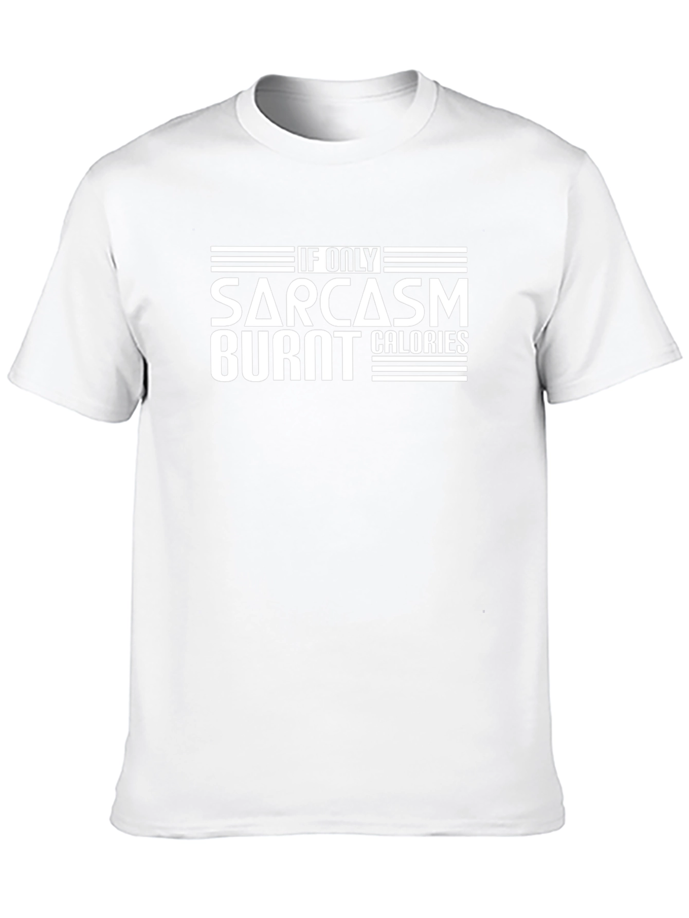 Sarcasm Burns Calories Funny Graphic Tee