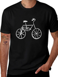 Bike Graphic Tee - Stylish Mens T-Shirt
