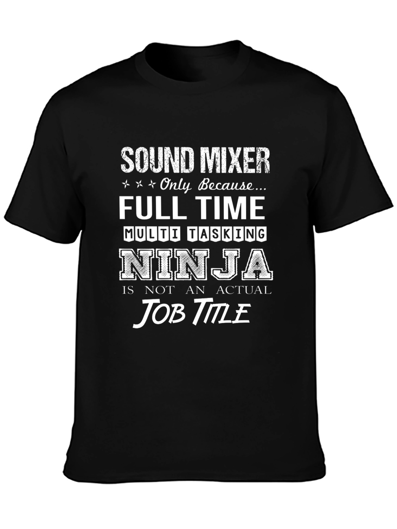 Sound Mixer Ninja Graphic Tee