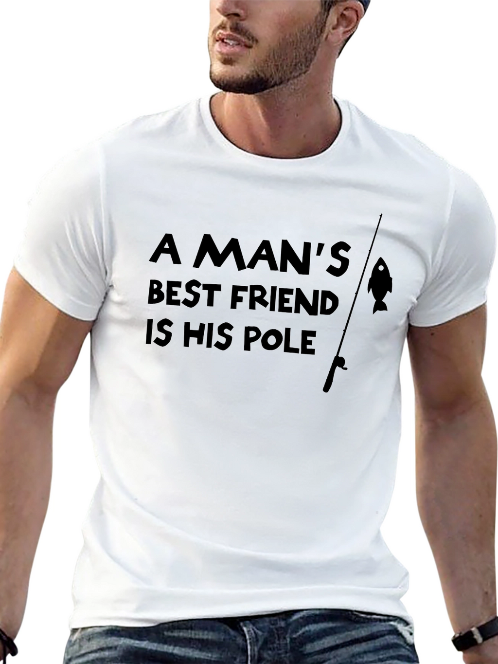 A Mans Best Friend is His Pole T-Shirt