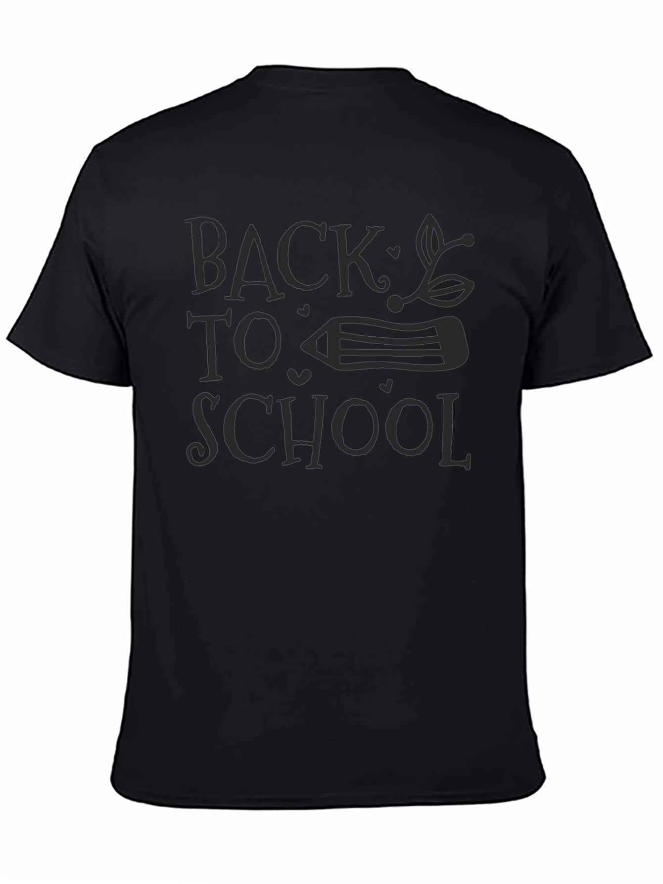 Back to School Graphic Tee - Unisex Black T-Shirt