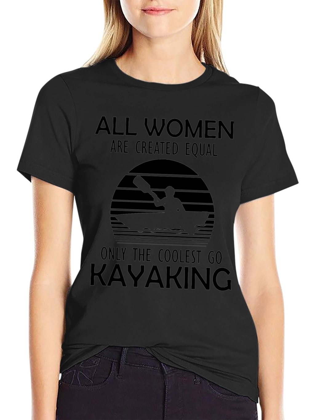 Coolest Women Kayaking T-Shirt