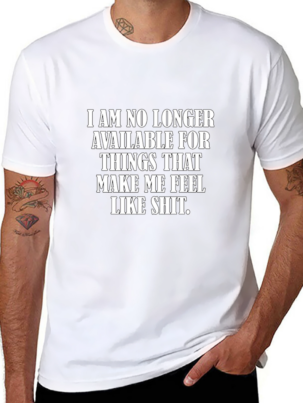 No Longer Available T-Shirt - Funny Sarcastic Tee