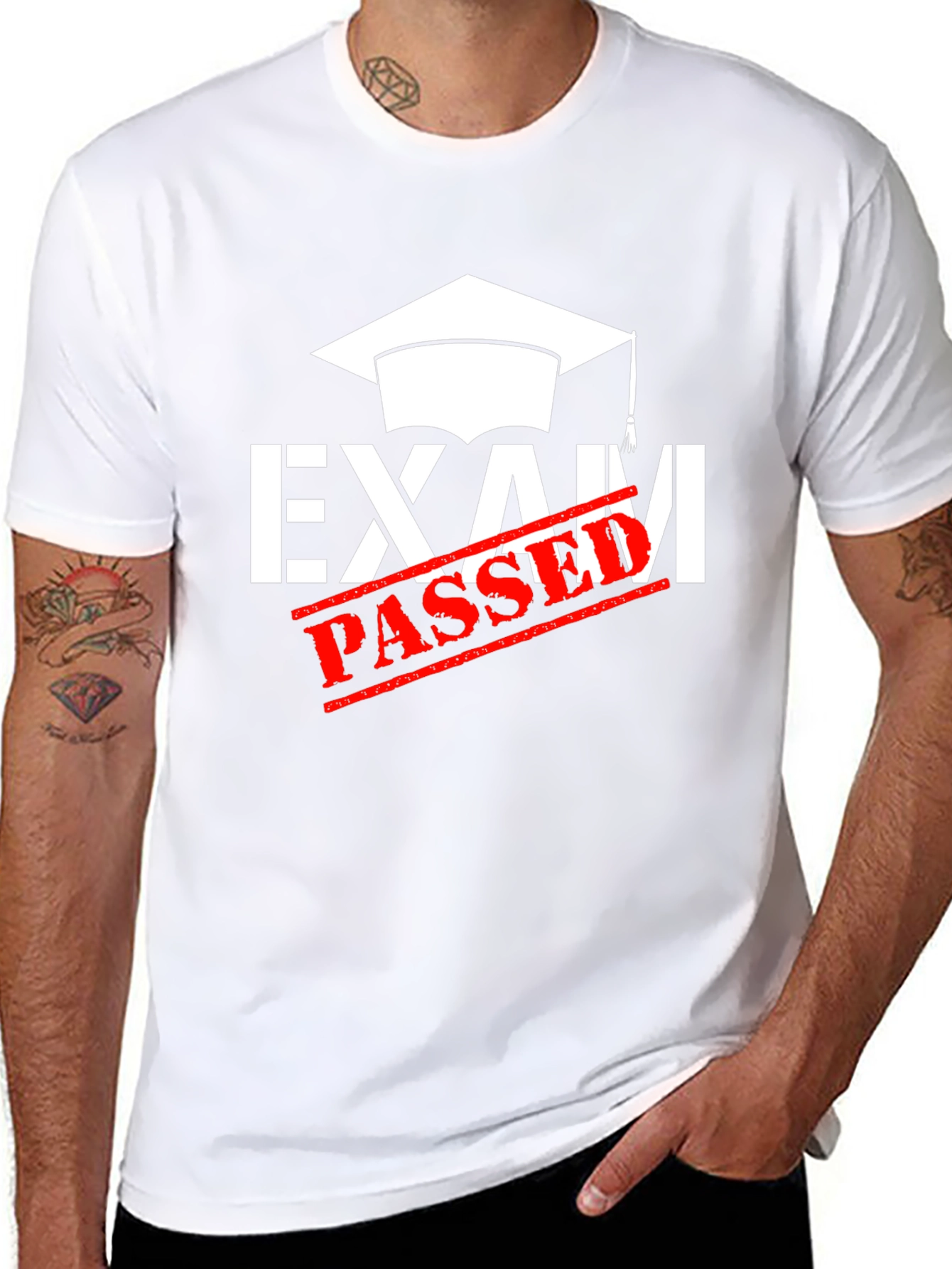 Exam Passed Graduation T-Shirt - Black