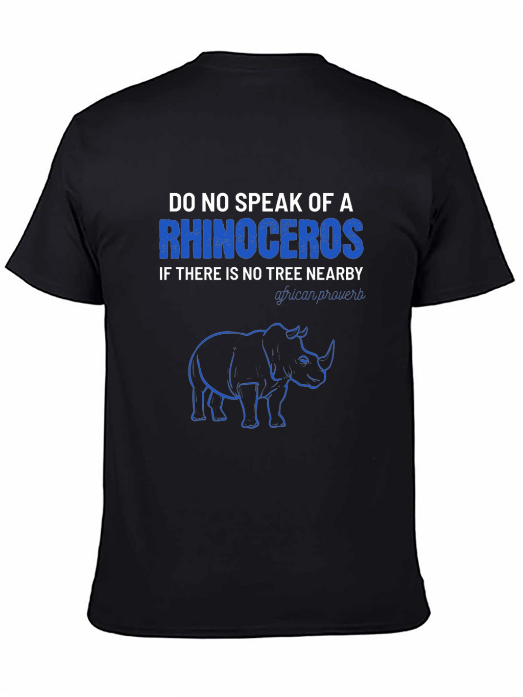 Rhinoceros Graphic Print T-Shirt