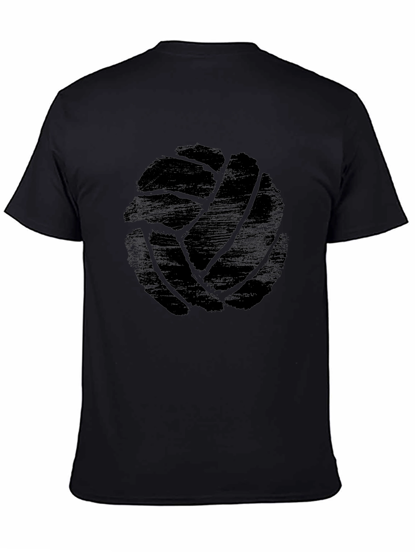 Black Volleyball Graphic T-Shirt