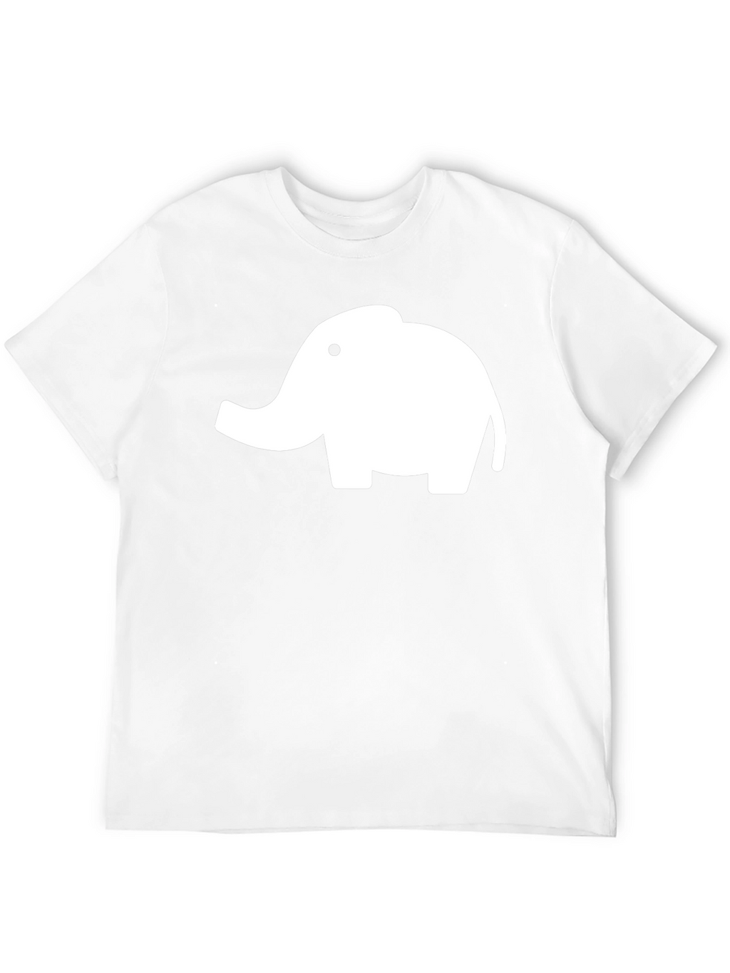 Elephant Graphic Tee - Black Cotton T-Shirt