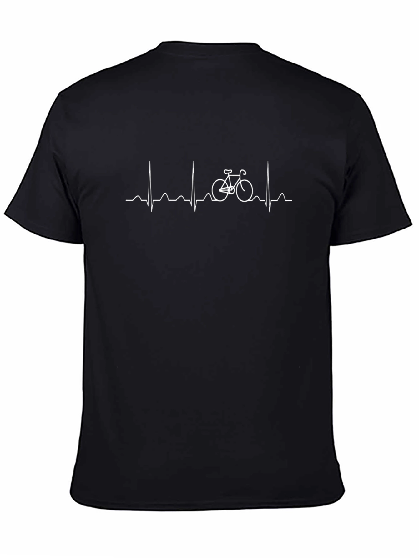 Cycling Heartbeat T-Shirt - Ride Your Pulse!