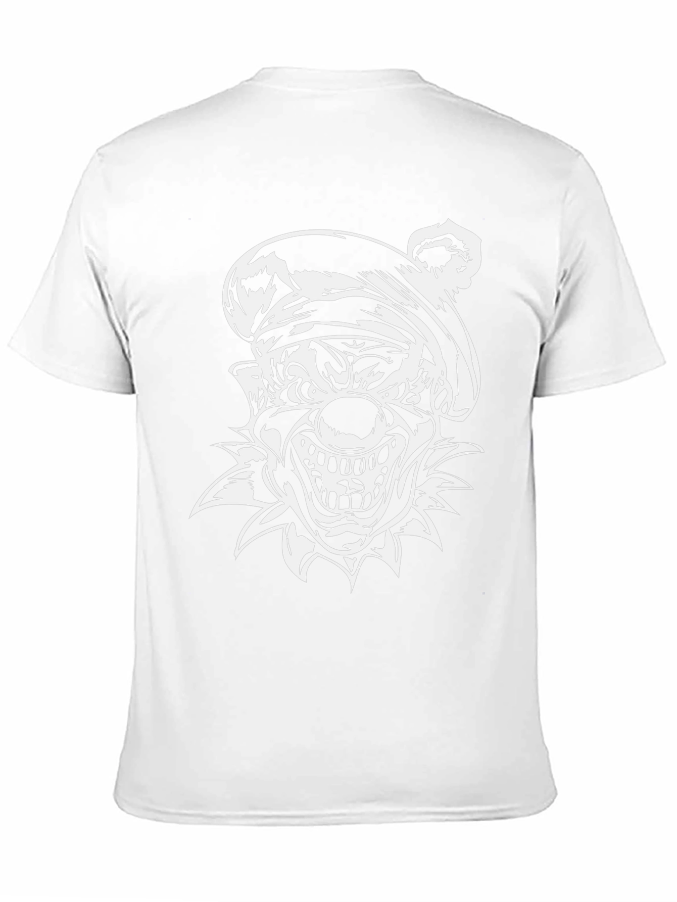 Creepy Clown Graphic Black T-Shirt