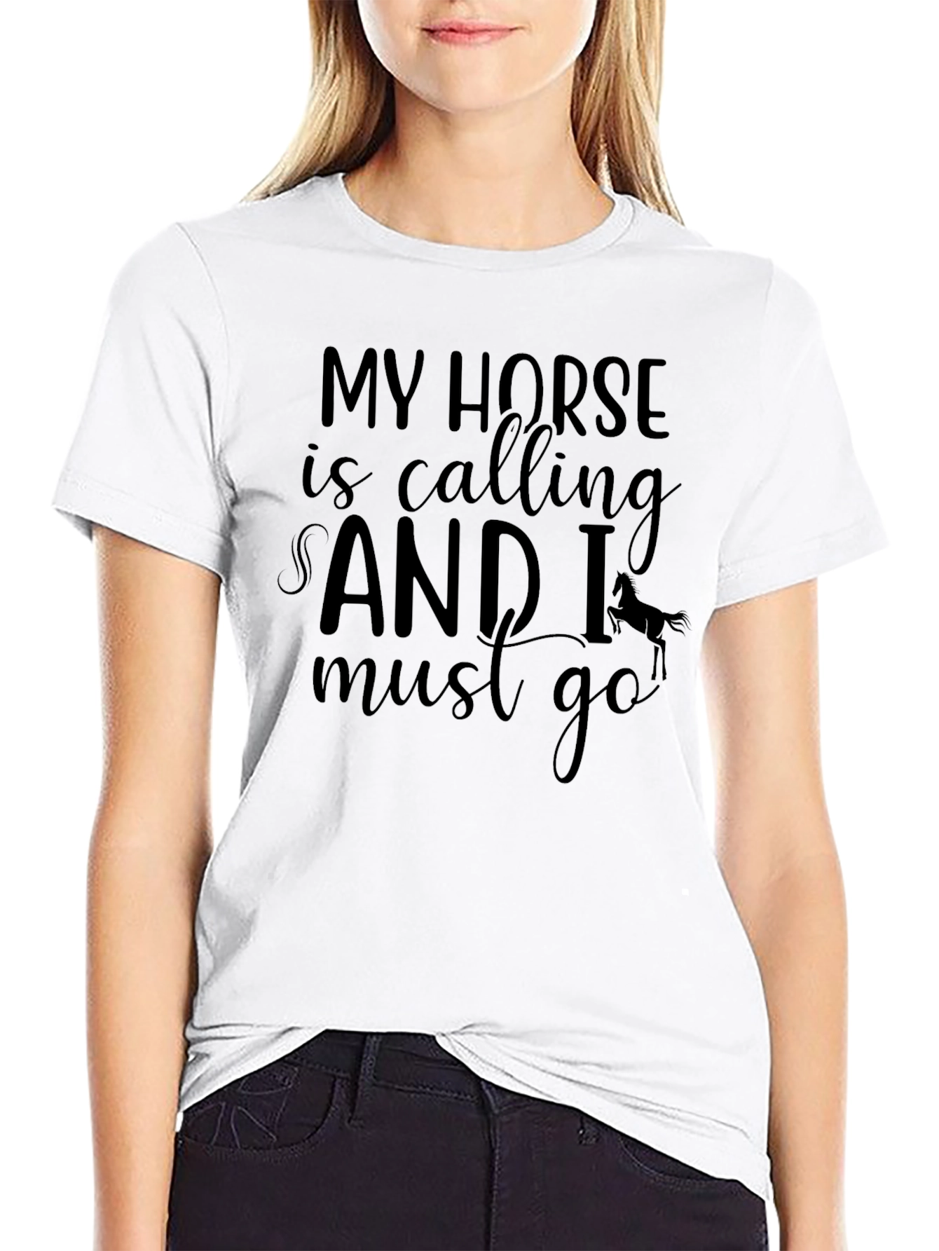 Horse Lovers Tee: My Horse Is Calling T-Shirt