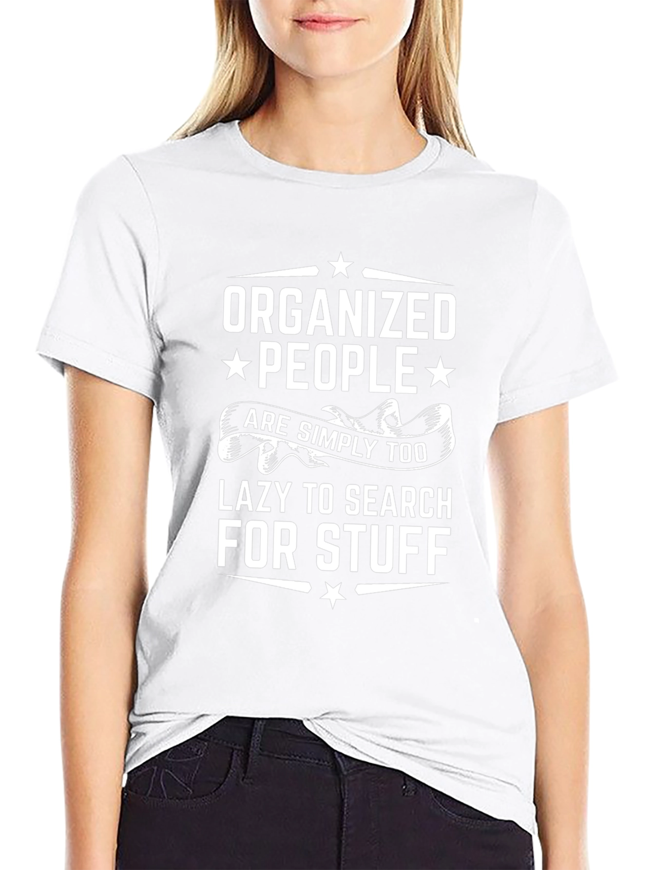 Organized People Funny Slogan T-Shirt