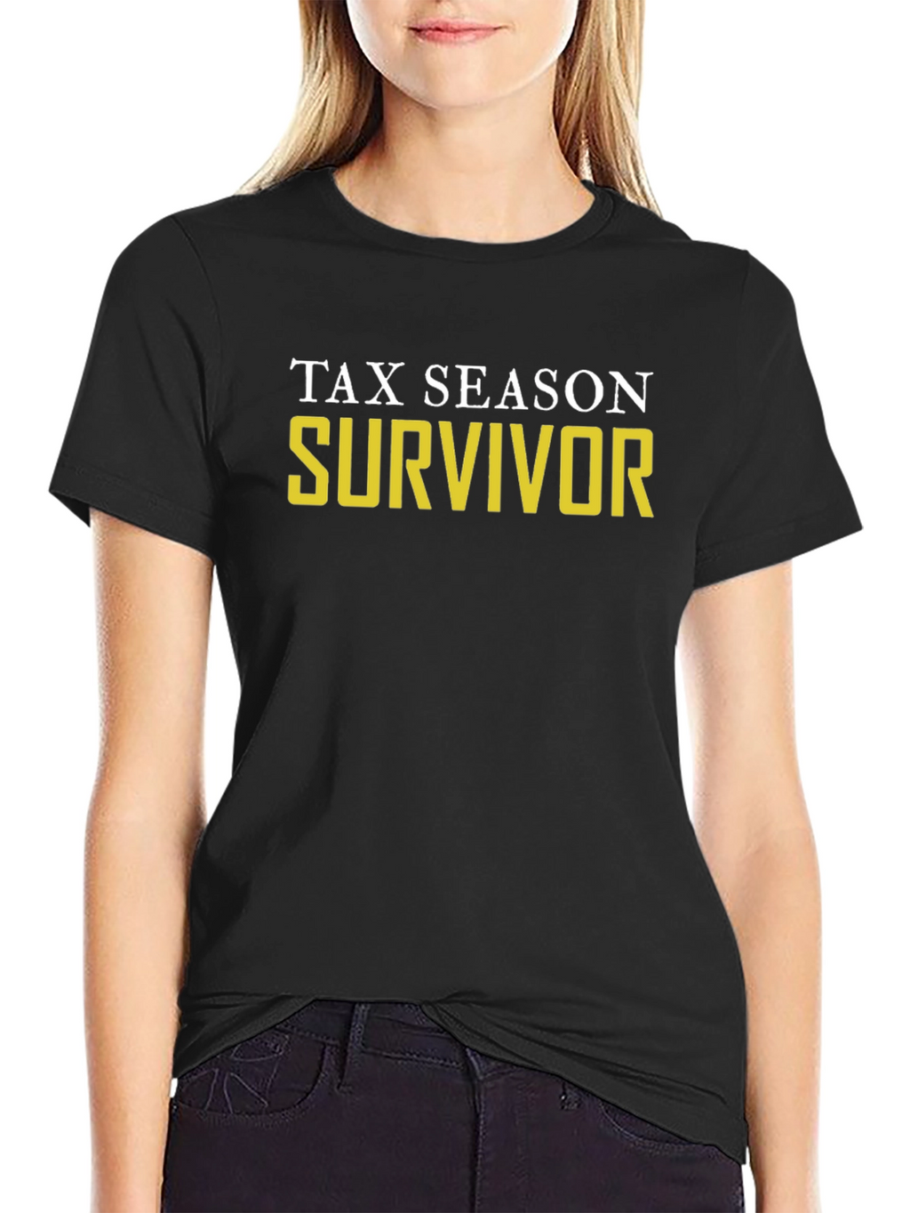 Tax Season Survivor T-Shirt - Black