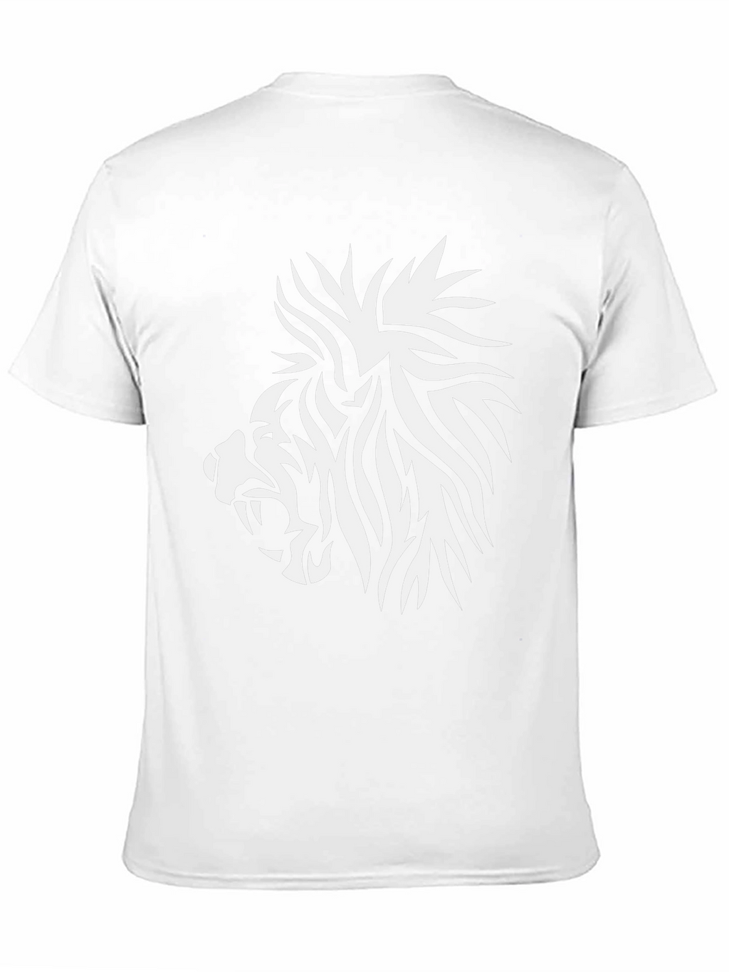 Lion Graphic Tee - Black Cotton Comfort