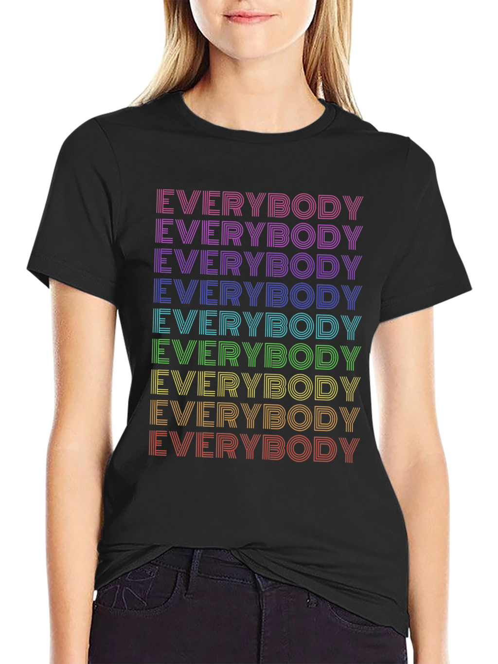 Everybody Retro Rainbow T-Shirt