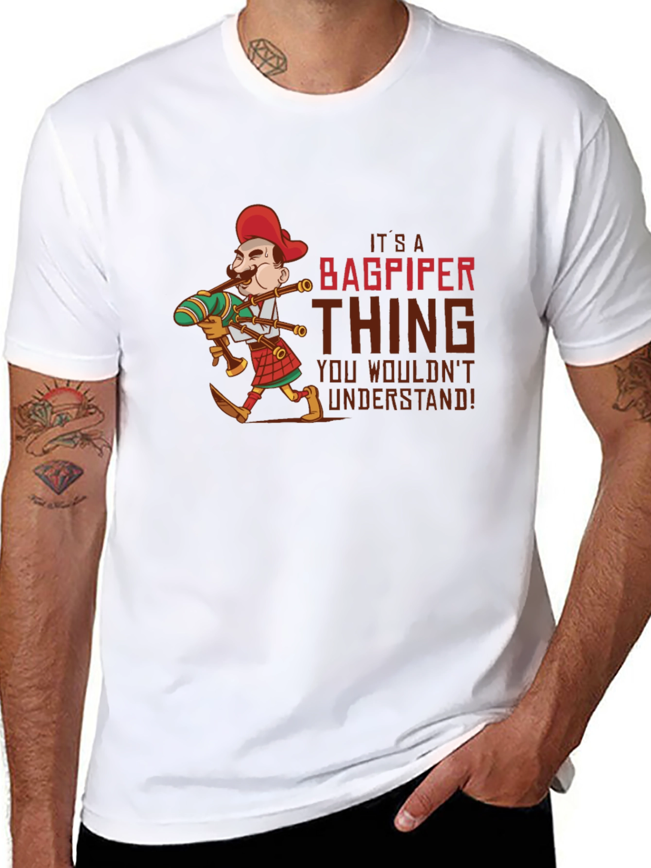 Bagpiper Thing T-Shirt - Unique Design