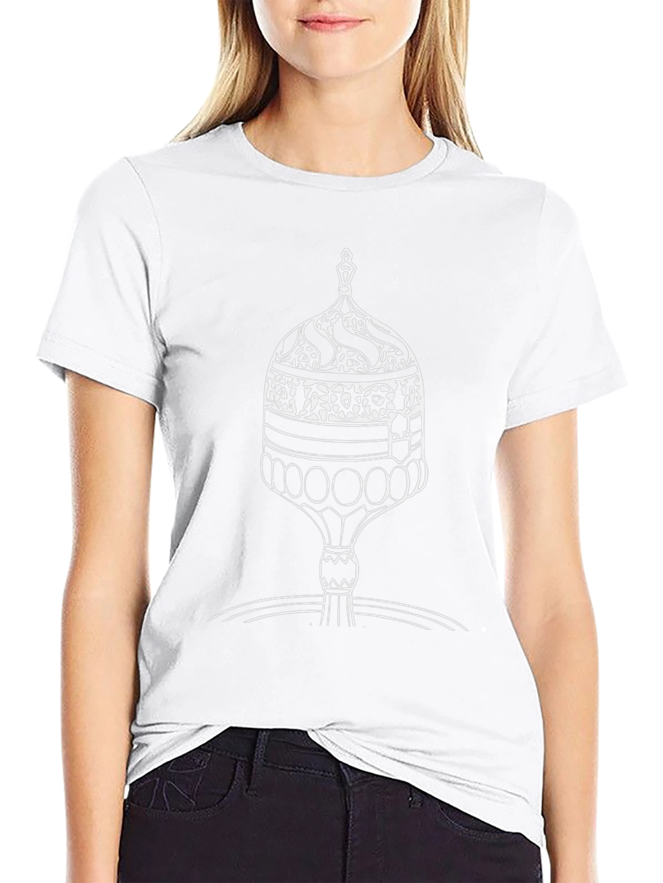 Dome Graphic Tee - Black Cotton Blend