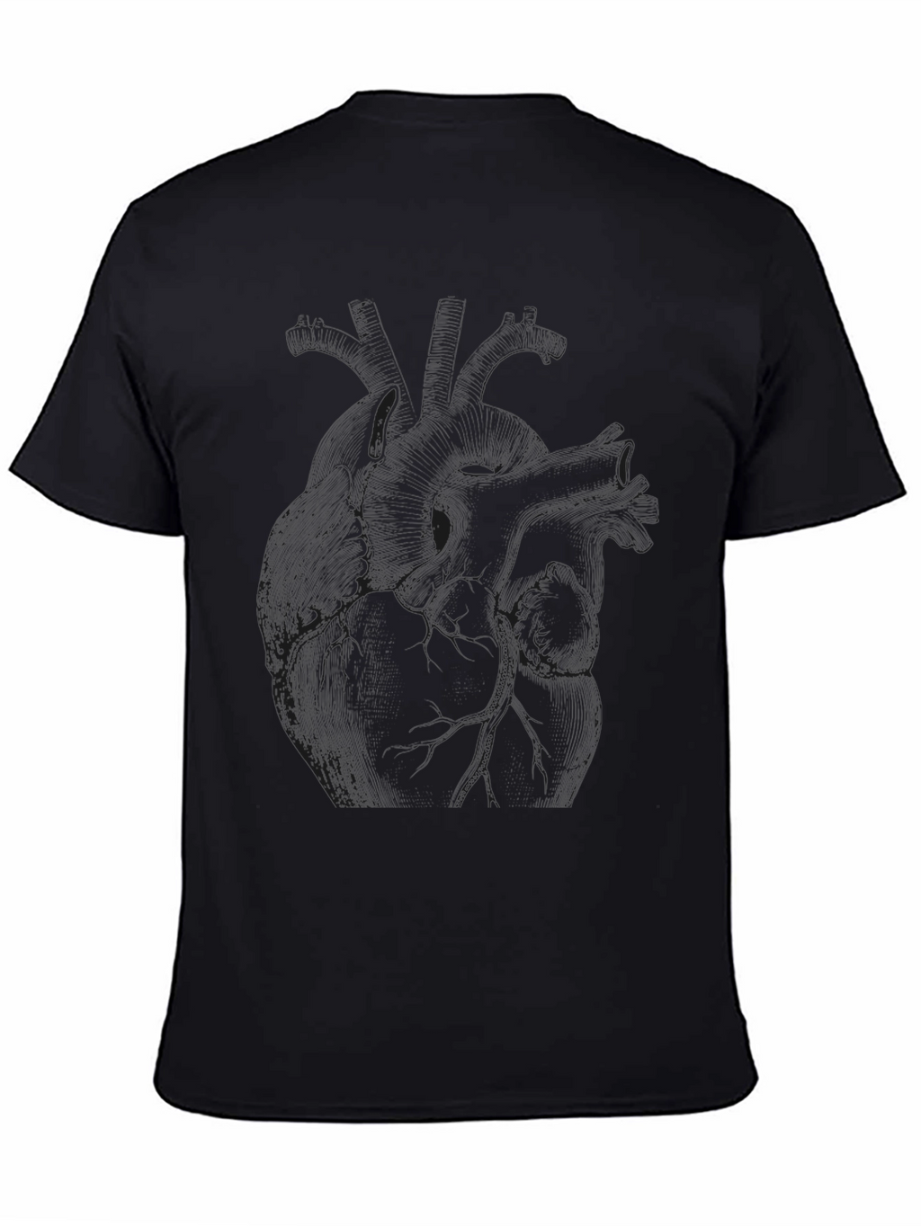 Mens Graphic Print Black T-Shirt